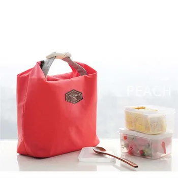 Изолированная сумка для ланча Модный Портативный термоохладитель Ланчбокс Сумка для хранения Lady Carry Picinic Food Tote Изоляционный Пакет