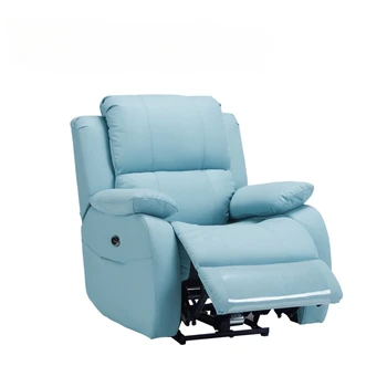 Простое тканевое кресло с функцией допамина Односпальный диван Кресло из искусственной кожи для маленькой квартиры