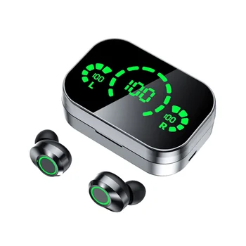 Беспроводные наушники Bluetooth YD03 TWS, светодиодный умный цифровой дисплей, Дышащие легкие спортивные наушники